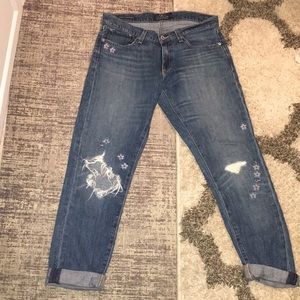 Lucky Brand Sienna Slim BF Embroidered Jean 4/27